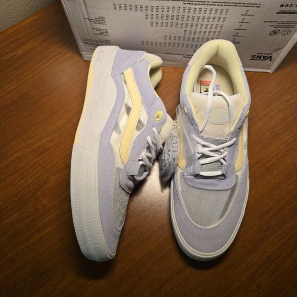 Vans Wayvee Men Size 13 Dusty Blue Popcush Wafflecup Skate 122025 - Picture 6 of 10